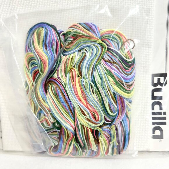 Vintage Bucilla Counted Cross-Stitch Kit "This Side Of Heaven" NWT (1992) - Picture 6 of 6